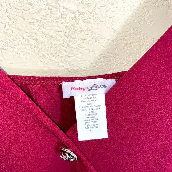 Ruby & Love Gold Button Dress - Picture 3 of 5